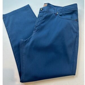 Marco Pescarolo Napoli Chino Pants Men 54 Blue Merano M18 Cotton Blend Italy